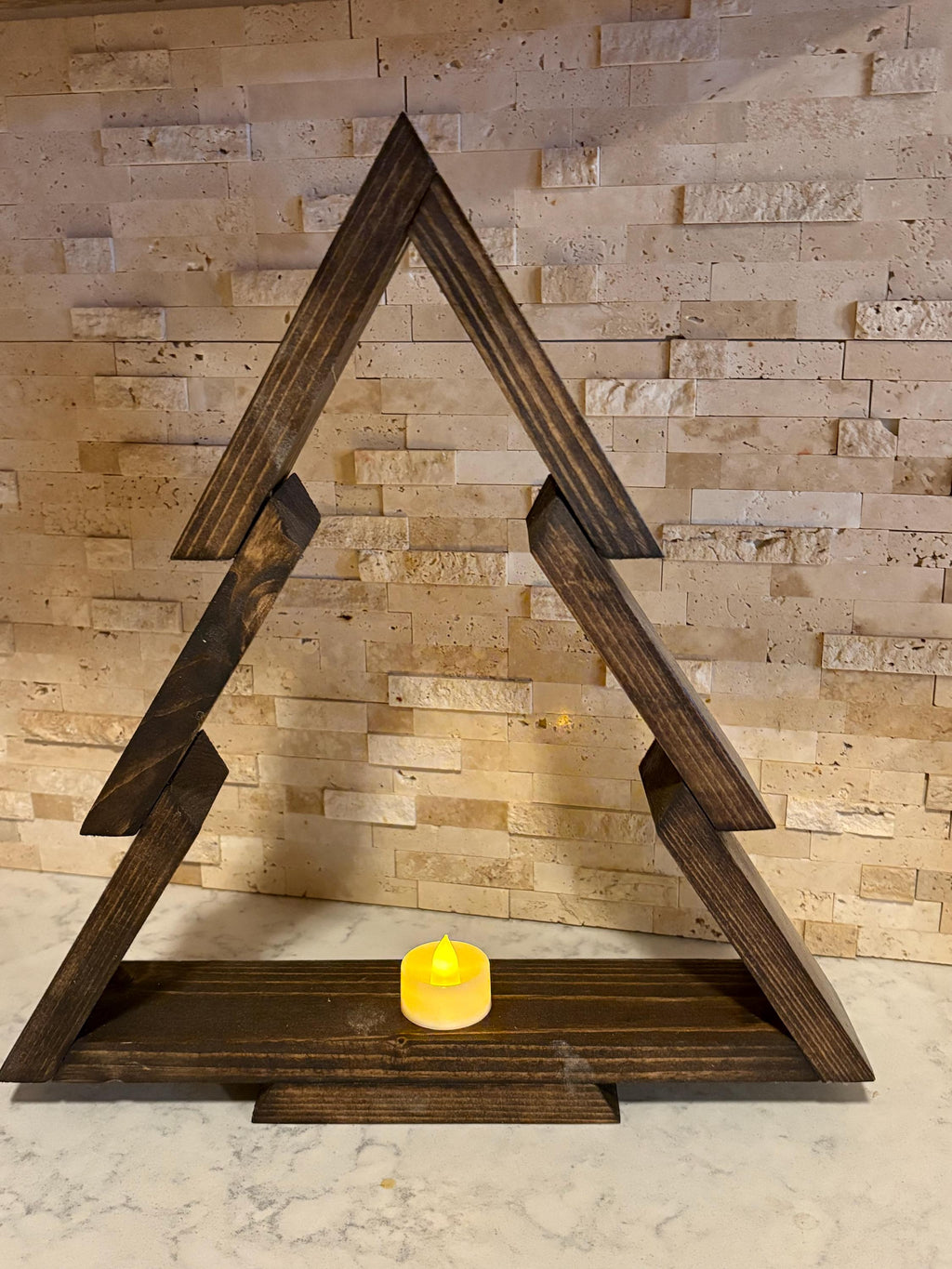 Rustic Wooden Christmas Tree