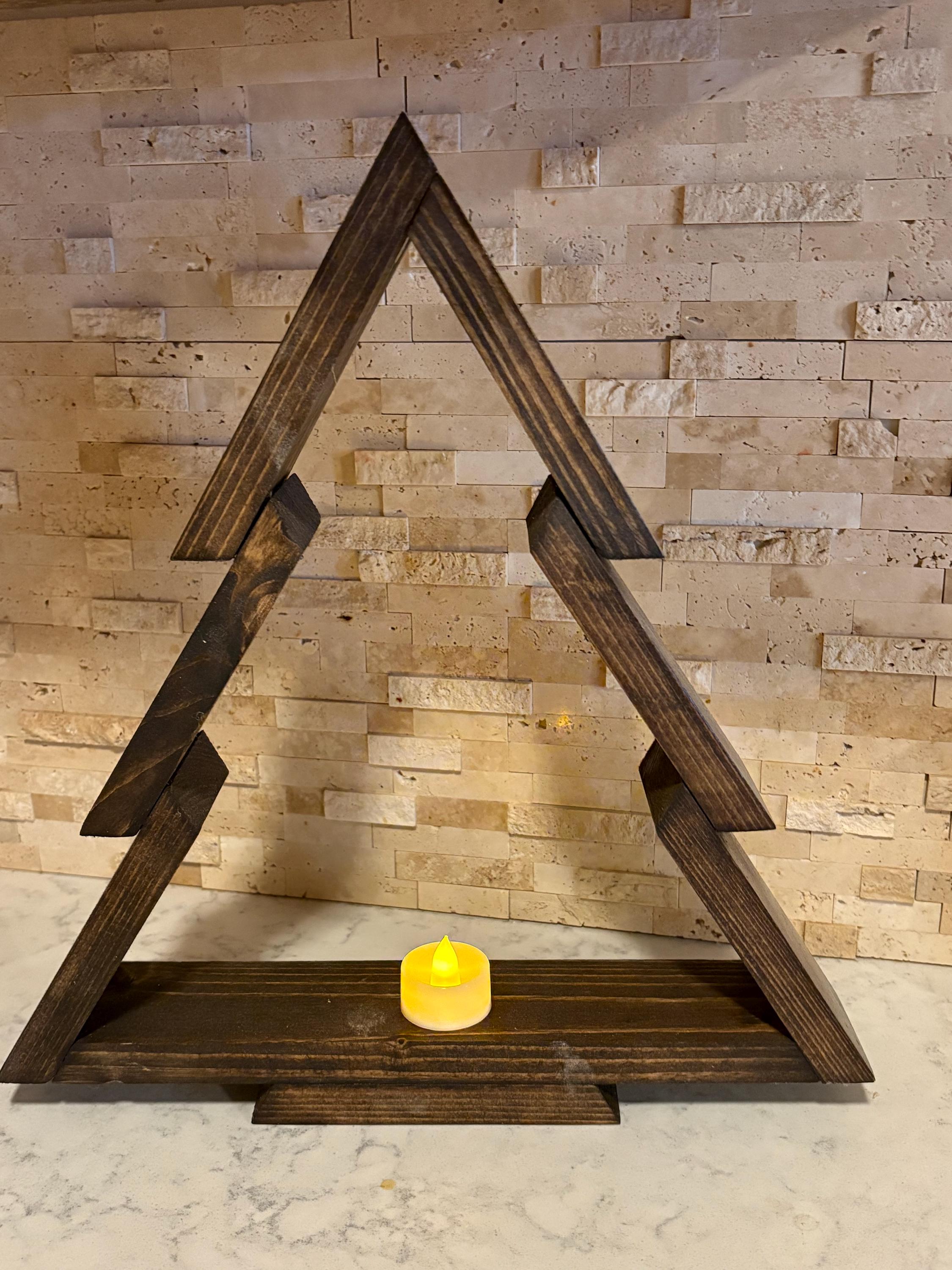 Rustic Wooden Christmas Tree