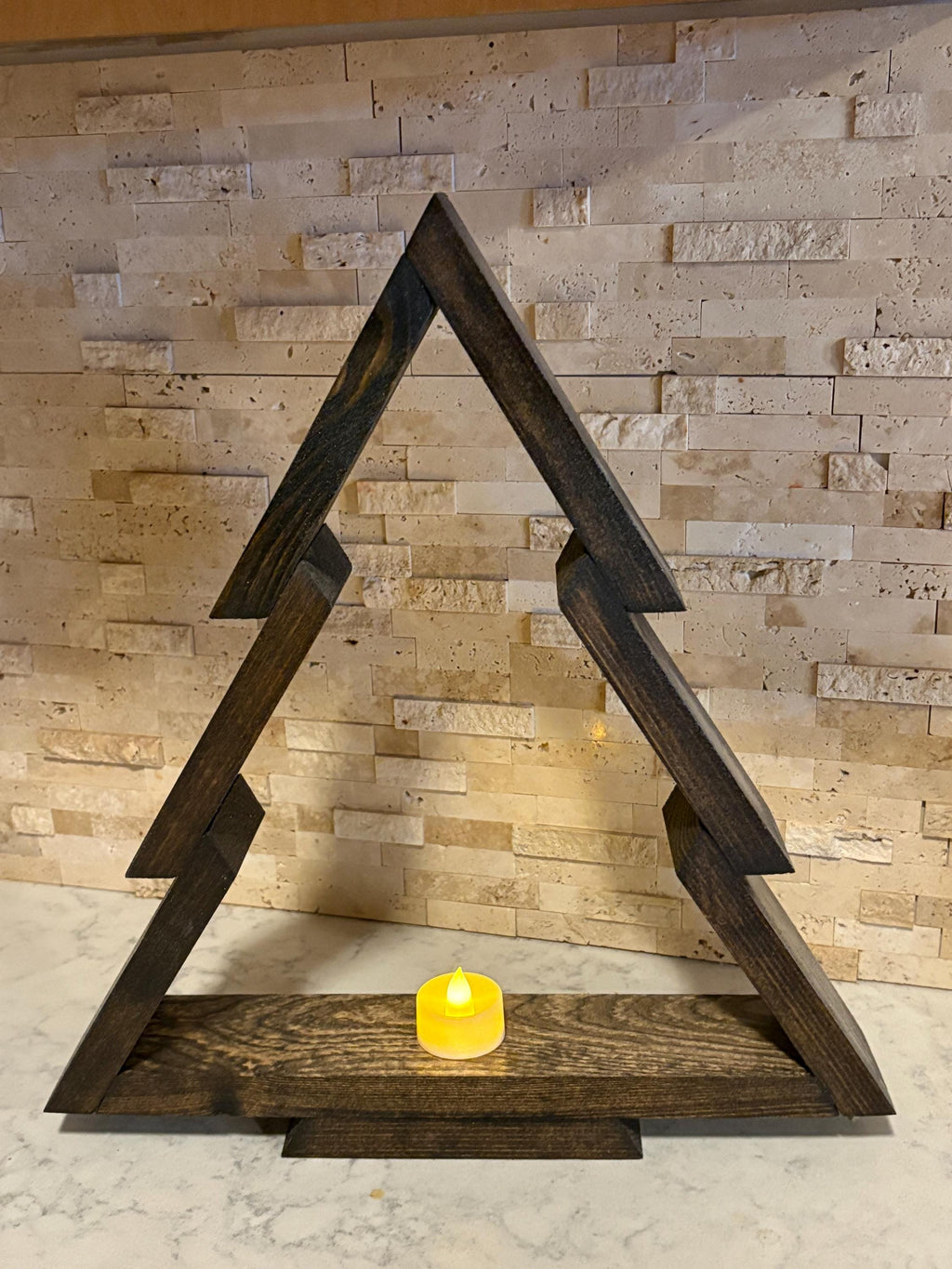 Rustic Wooden Christmas Tree