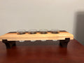 Handcrafted Wooden Shot Flight Tray – 4-Glass Tasting Board