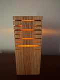 Handcrafted Oak Accent Candle Holder