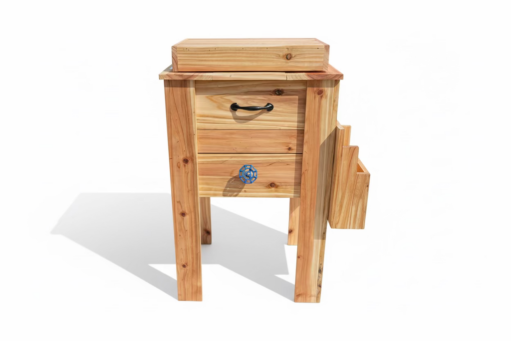 Cedar handmade cooler