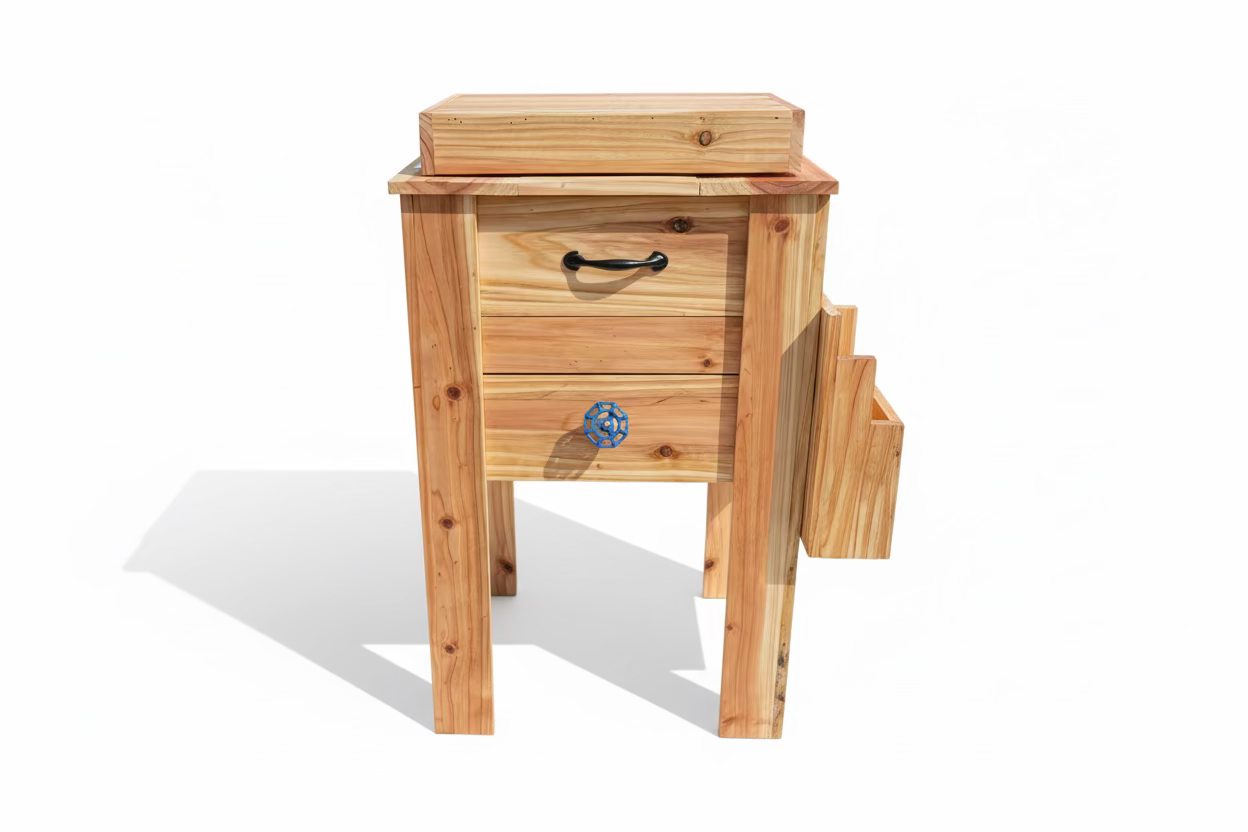 Cedar handmade cooler