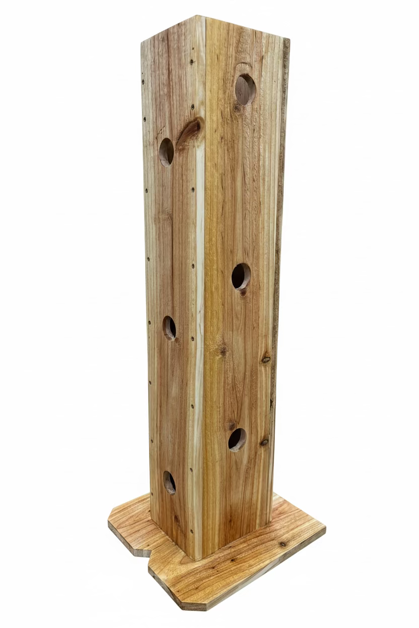 Vertical strawberry planter