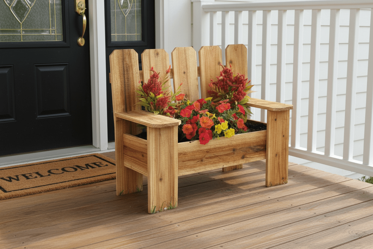 Bench Planter - Creatn Sawdust