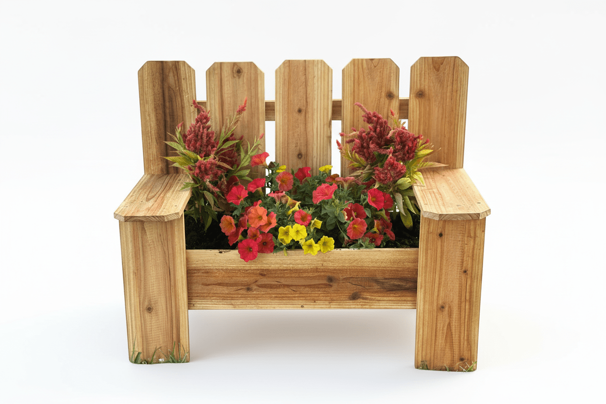Bench Planter - Creatn Sawdust