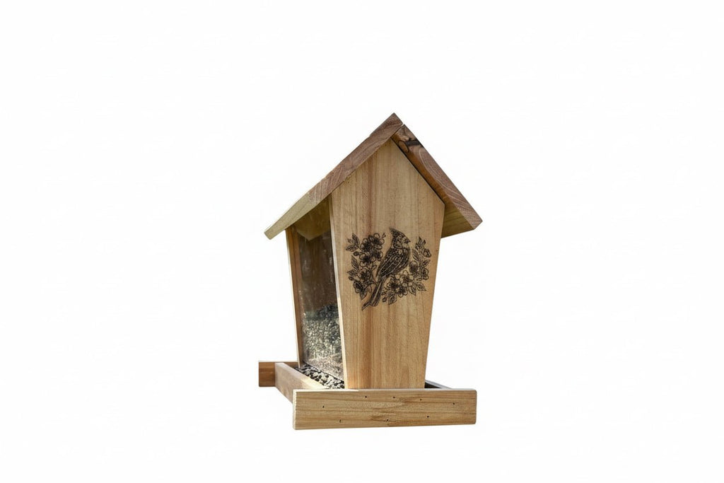 Cedar bird feeder - Creatn Sawdust