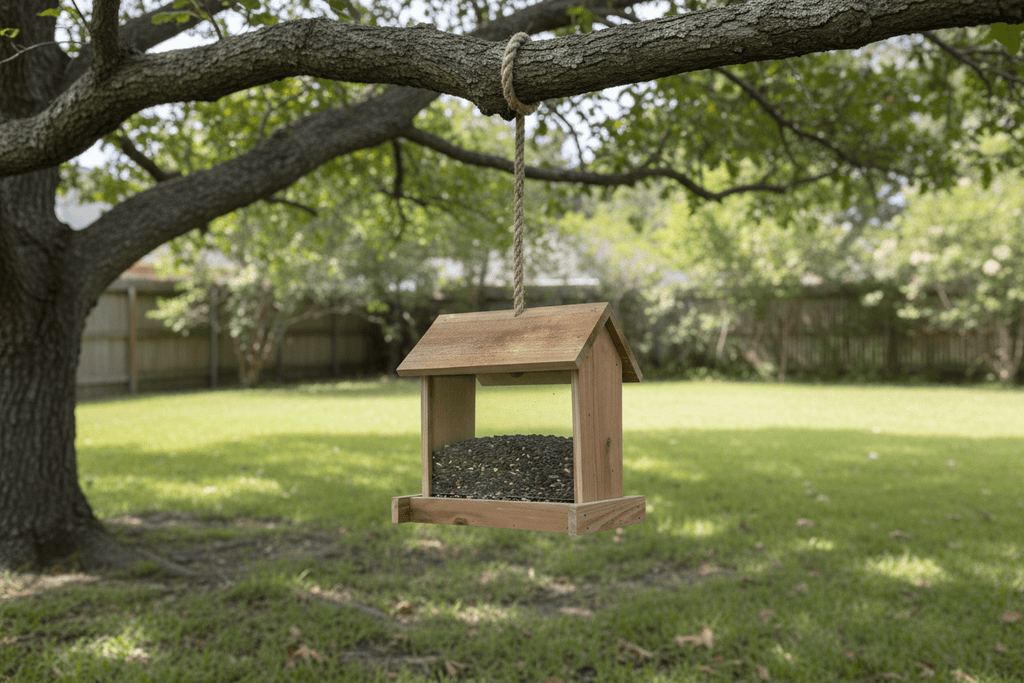 Cedar bird feeder - Creatn Sawdust