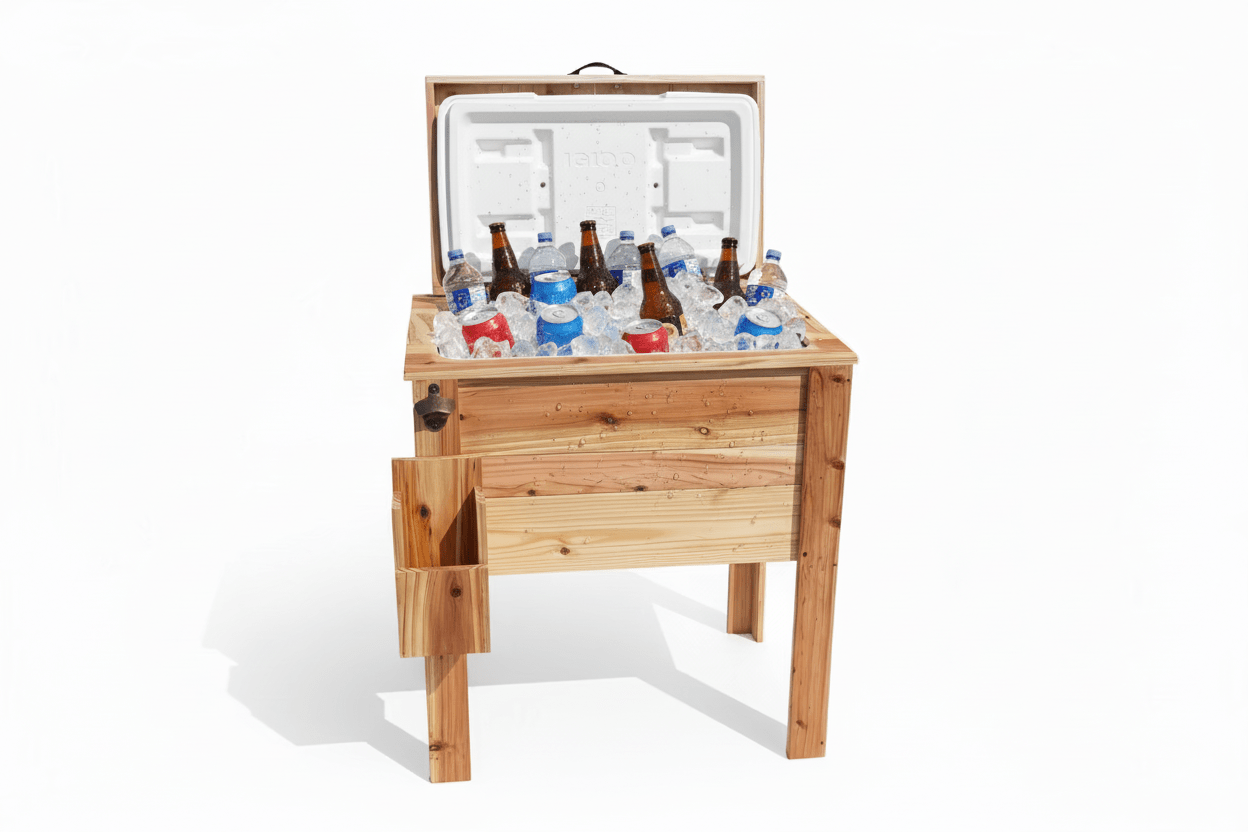 Cedar handmade cooler - Creatn Sawdust