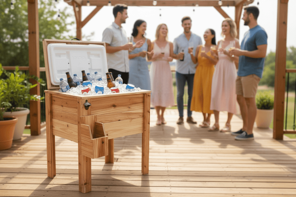 Cedar handmade cooler - Creatn Sawdust