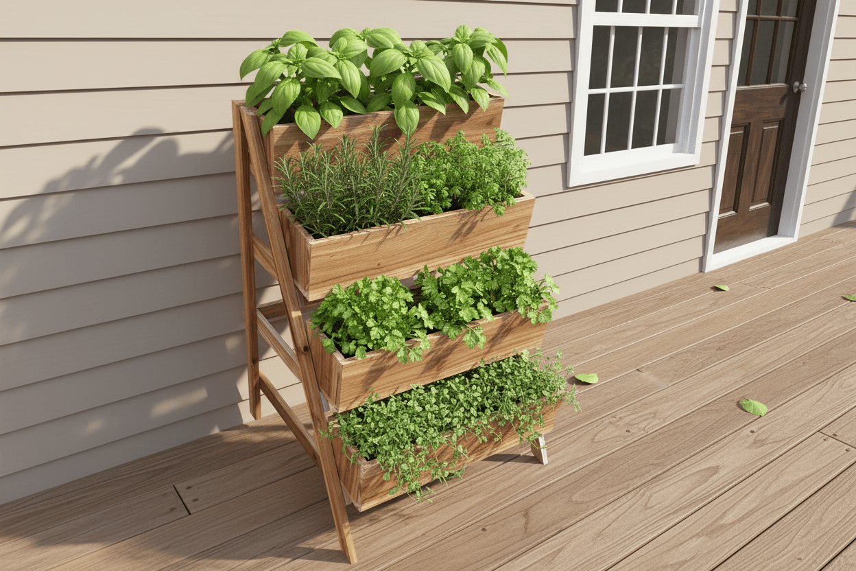 Cedar herb planter - Creatn Sawdust