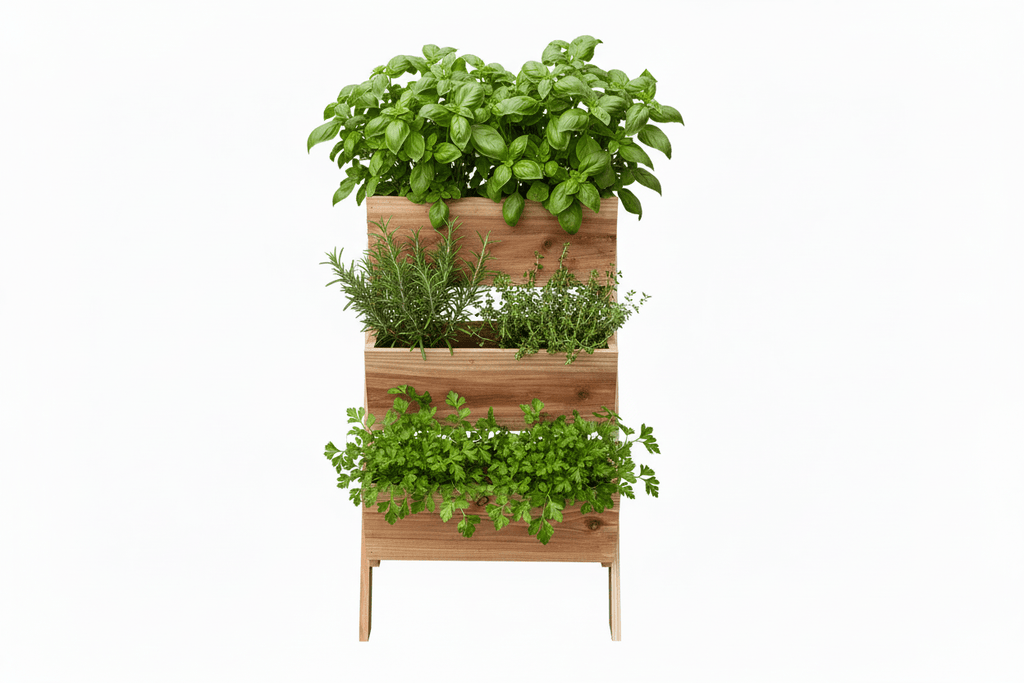Cedar herb planter - Creatn Sawdust