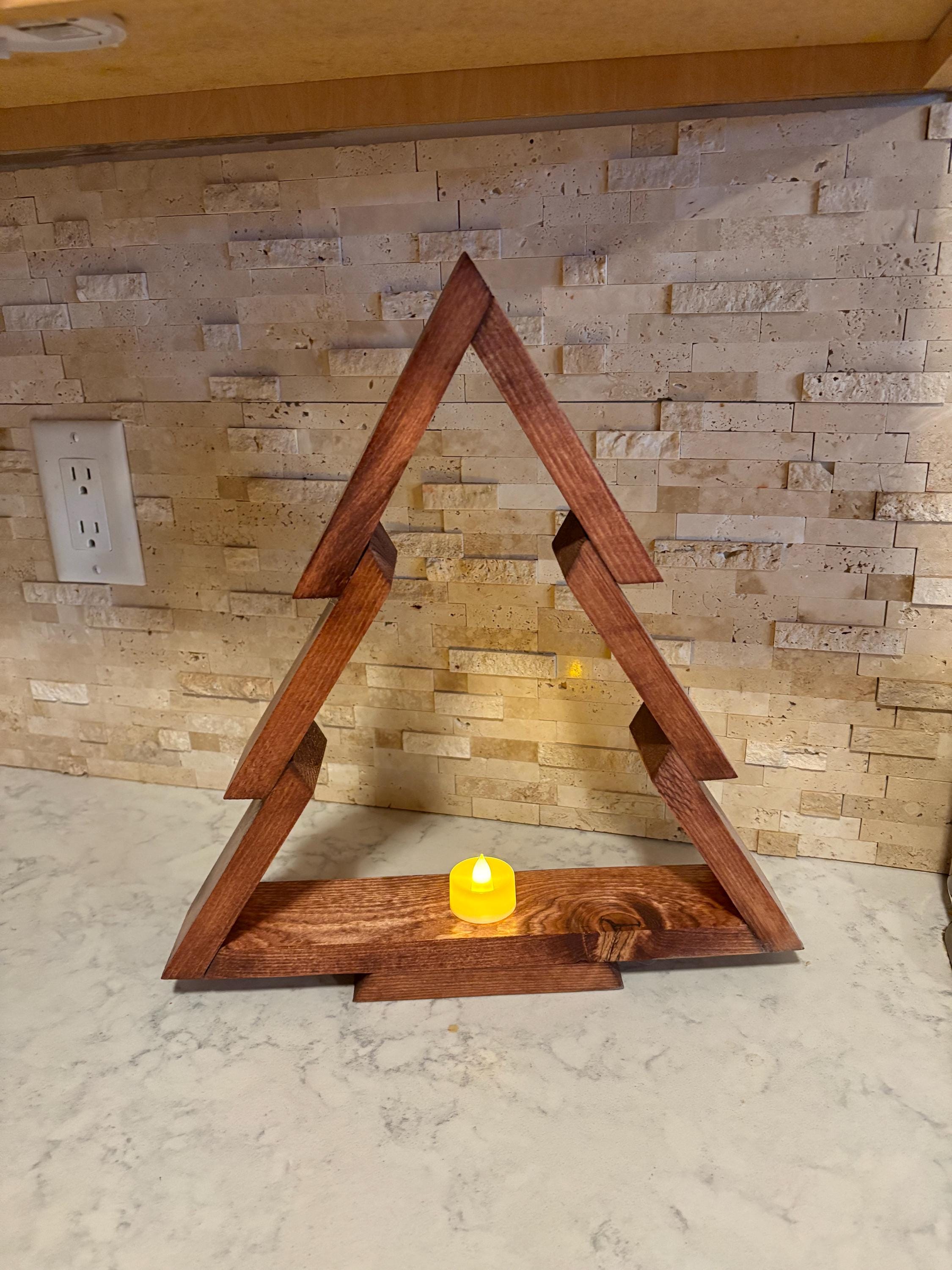 Rustic Wooden Christmas Tree