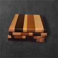 Handmade Hardwood Coasters: Maple, Cherry, Walnut, Paluck, Tiger Wood, & Purple Heart - Creatn Sawdust