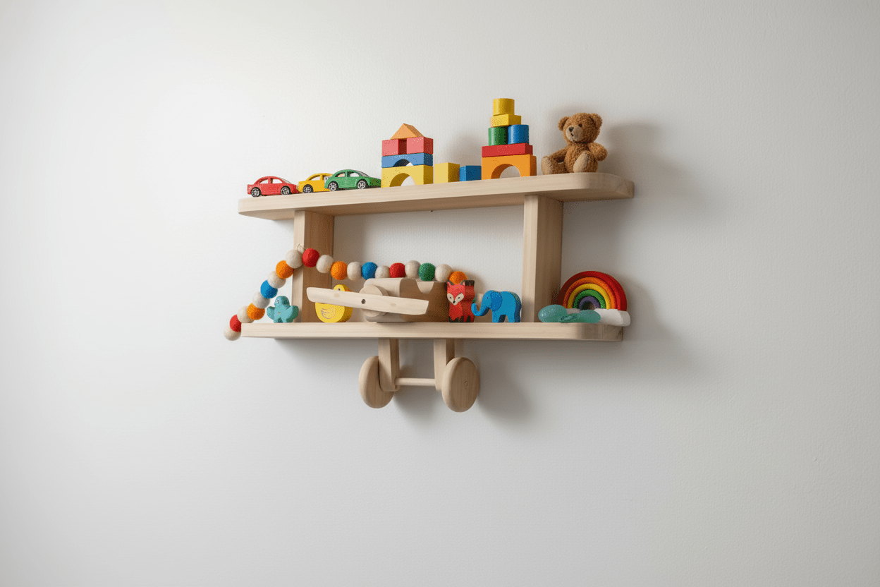 Handmade wooden airplane - Creatn Sawdust