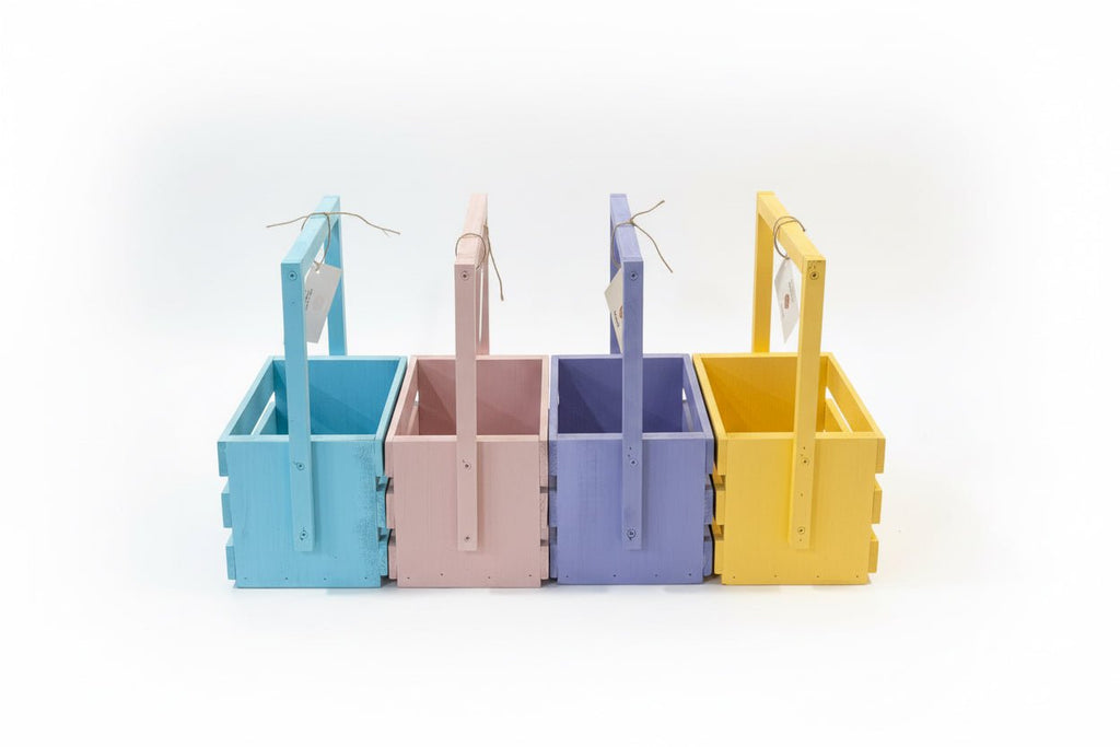 Handmade wooden Easter basket, a charming reusable keepsake for egg hunts, gifts, and spring décor - Creatn Sawdust