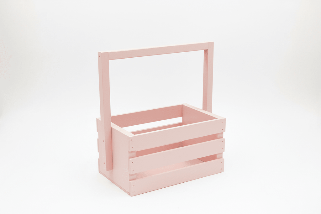 Handmade wooden Easter basket, a charming reusable keepsake for egg hunts, gifts, and spring décor - Creatn Sawdust