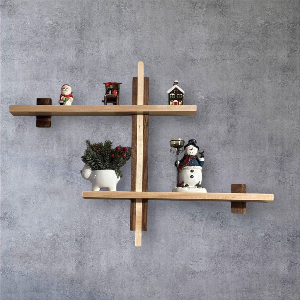 Modern Elegant wall shelf, floating shelf - Creatn Sawdust