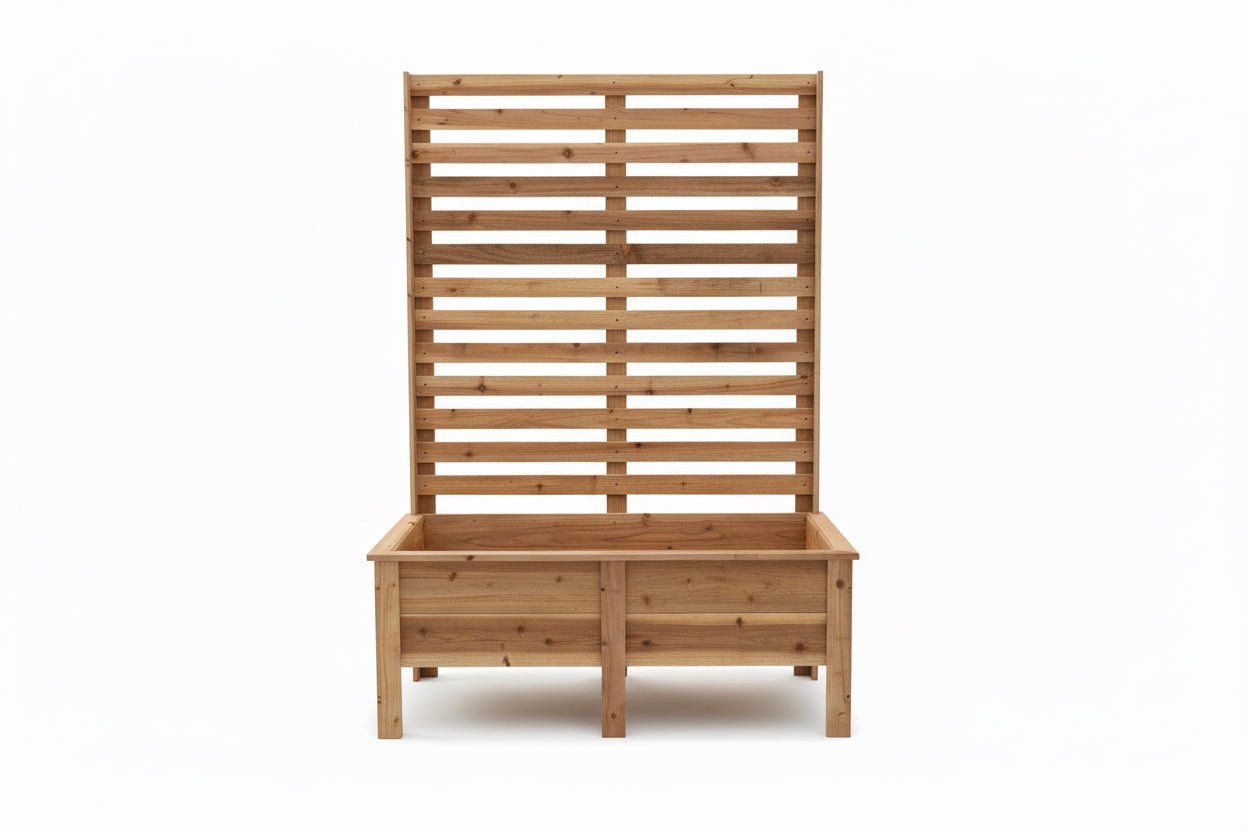 Privacy cedar planter - Creatn Sawdust