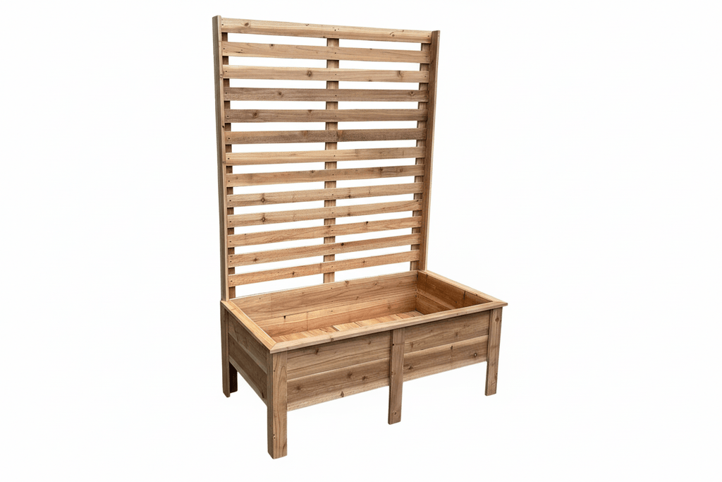 Privacy cedar planter - Creatn Sawdust