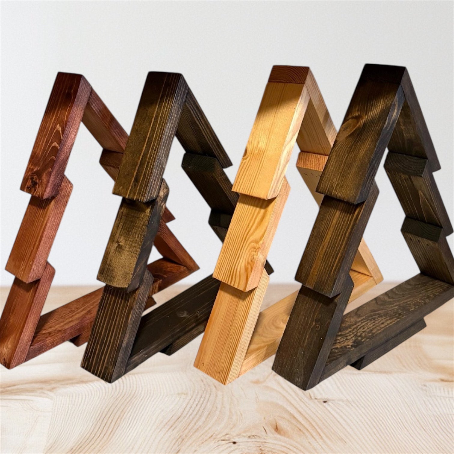 Rustic Wooden Christmas Tree - Creatn Sawdust