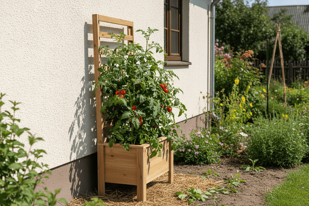 Small cedar trellis planter - Creatn Sawdust