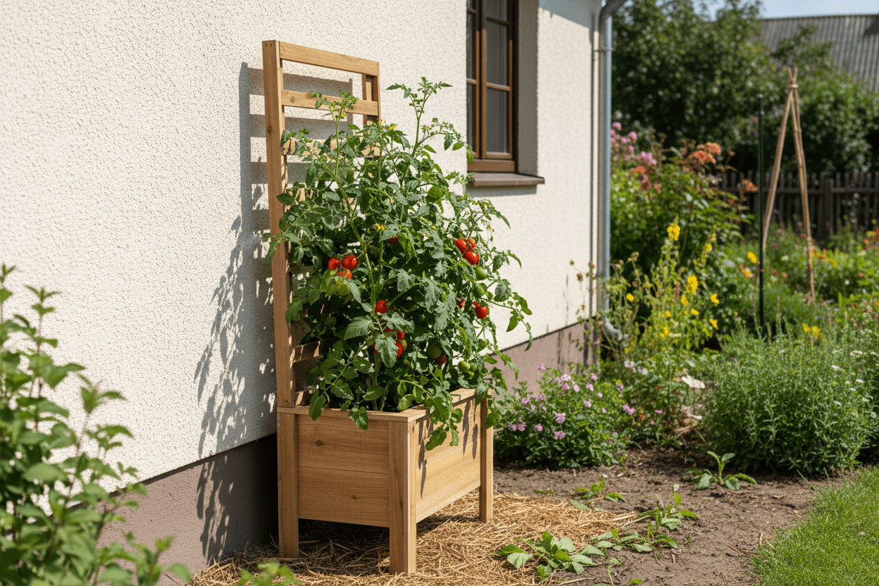 Small cedar trellis planter - Creatn Sawdust