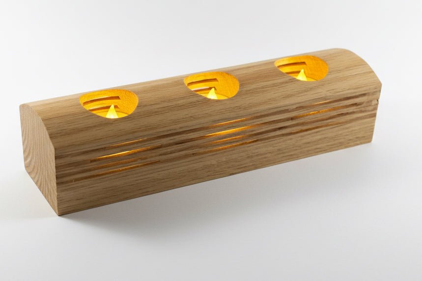 Tea light/votive candle holder - Creatn Sawdust