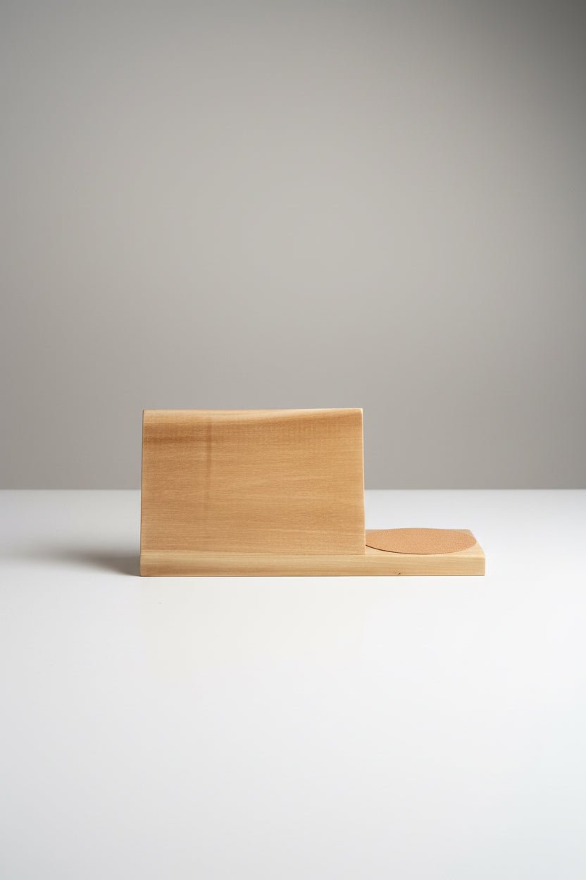 Wooden Book Page Keeper with Coffee Mug Holder – Reading Stand, Book Lover Gift, Handmade Wood Accessory - Creatn Sawdust