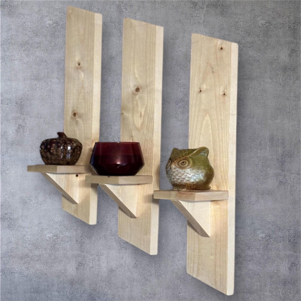 Wooden wall sconce - Creatn Sawdust