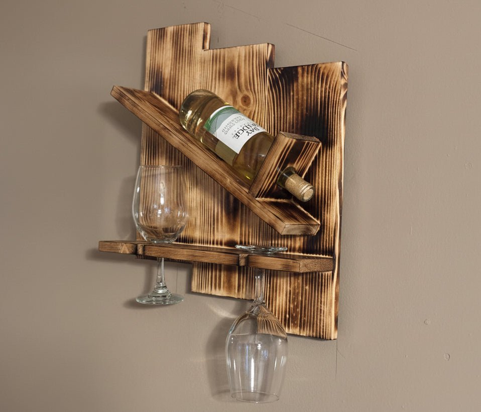 Wooden Wine Rack - Creatn Sawdust
